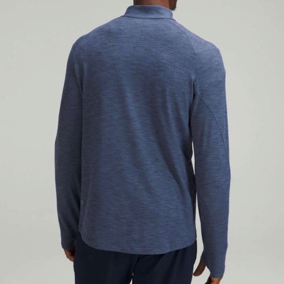 Lululemon Surge Warm Half Zip Long Sleeve Shirt - Men's Size S - Blue - Picture 2 of 12